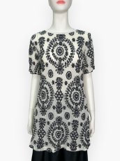 画像1: レースジャガード　チュニック  (1)