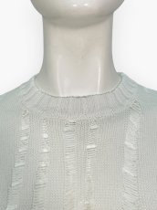 画像7: ボーラーメッシュニット　プルオーバー  (7)