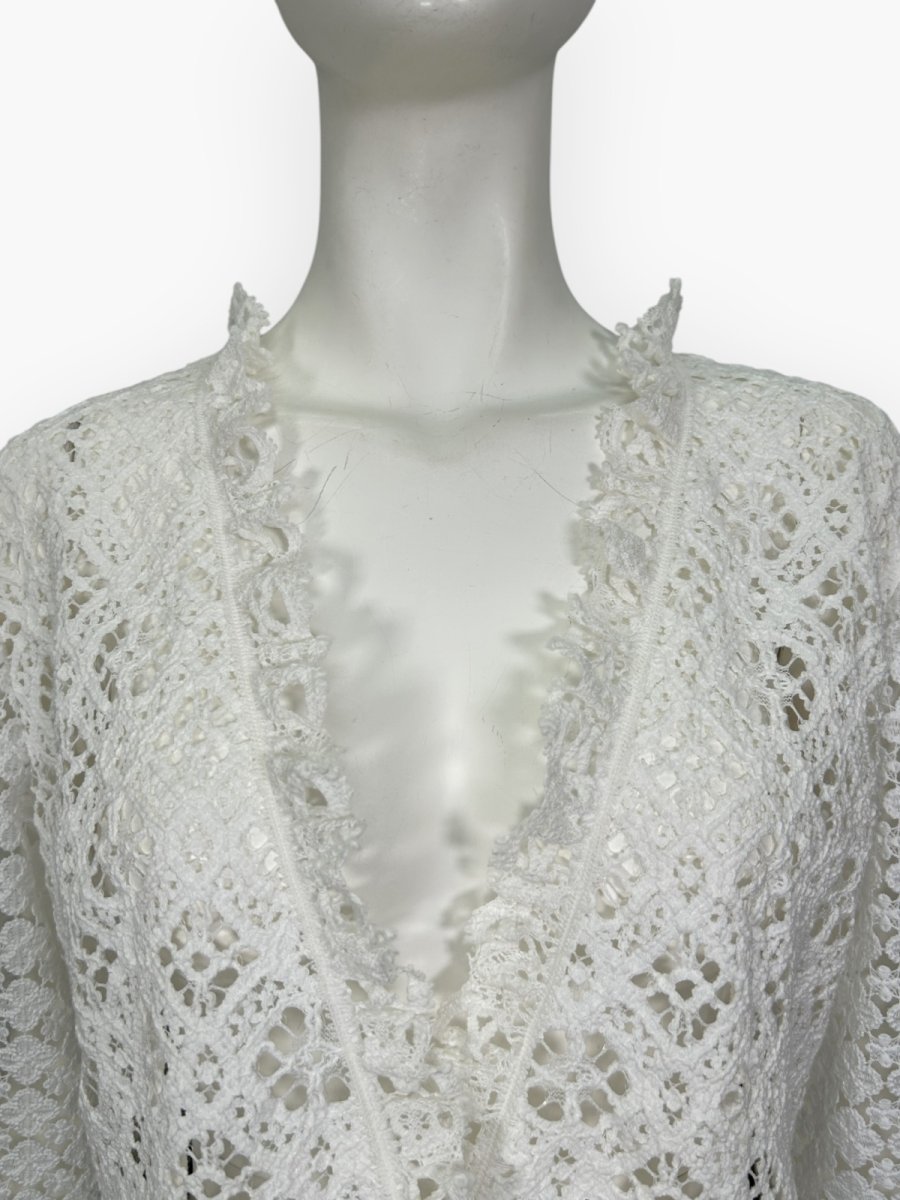 画像12: メランジェレース　ブラウス  (12)