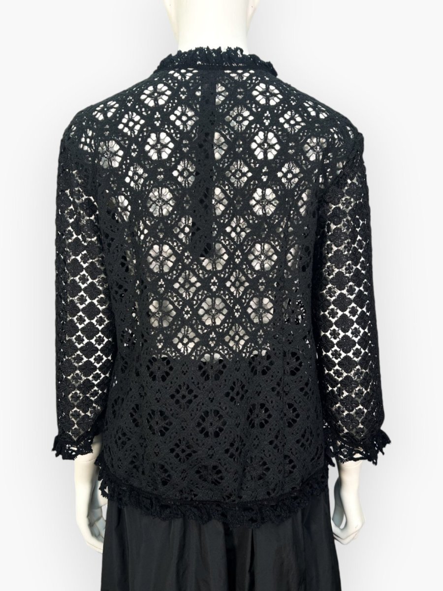 画像3: メランジェレース　ブラウス  (3)