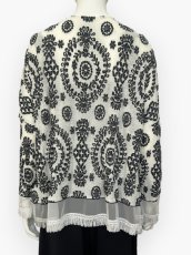 画像3: レースジャガード　カーディガン  (3)