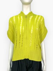 画像1: ボーラーメッシュニット  (1)