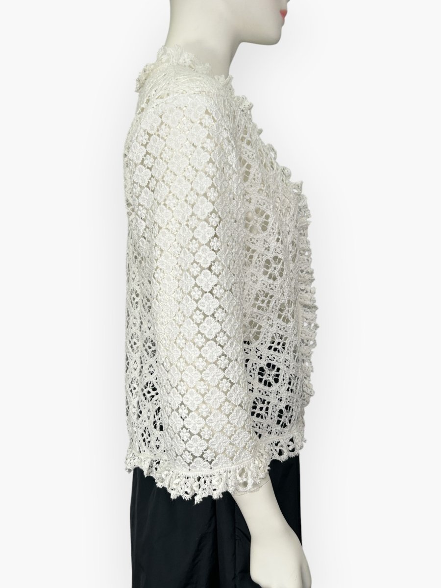 画像10: メランジェレース　ブラウス  (10)