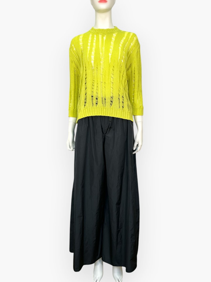 画像3: ボーラーメッシュニット　プルオーバー  (3)