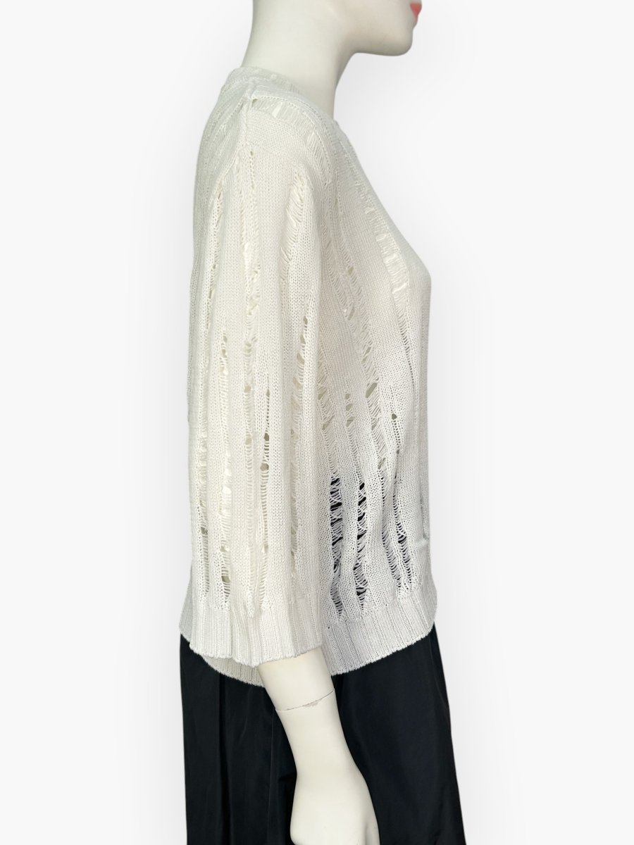 画像5: ボーラーメッシュニット　プルオーバー  (5)