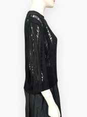 画像11: ボーラーメッシュニット　プルオーバー  (11)