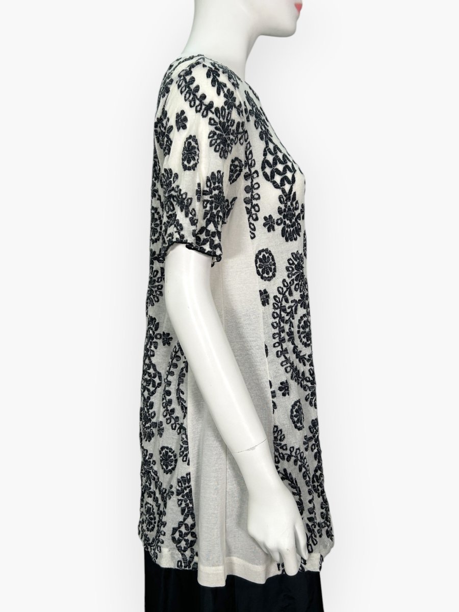 画像2: レースジャガード　チュニック  (2)