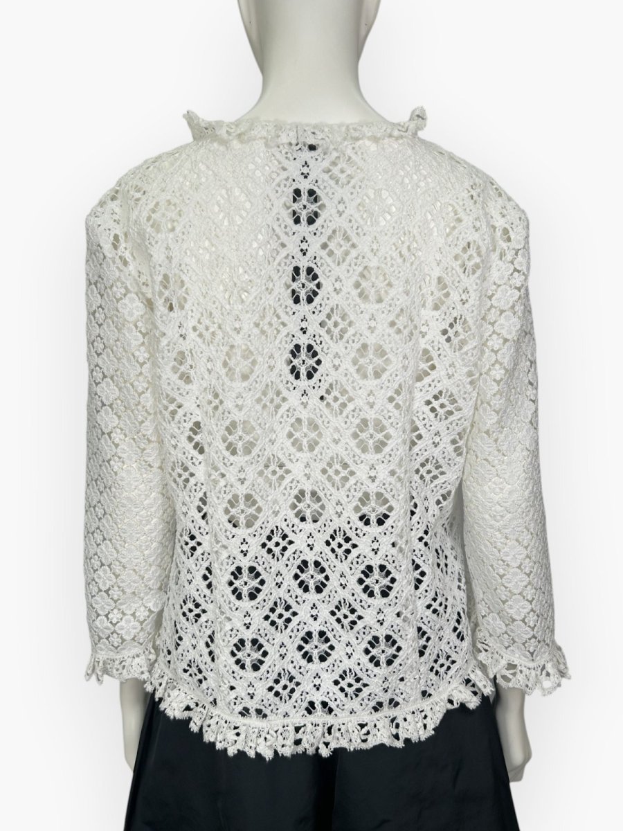 画像11: メランジェレース　ブラウス  (11)