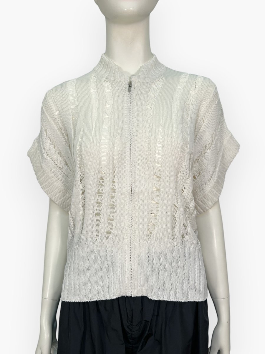 画像4: ボーラーメッシュニット  (4)