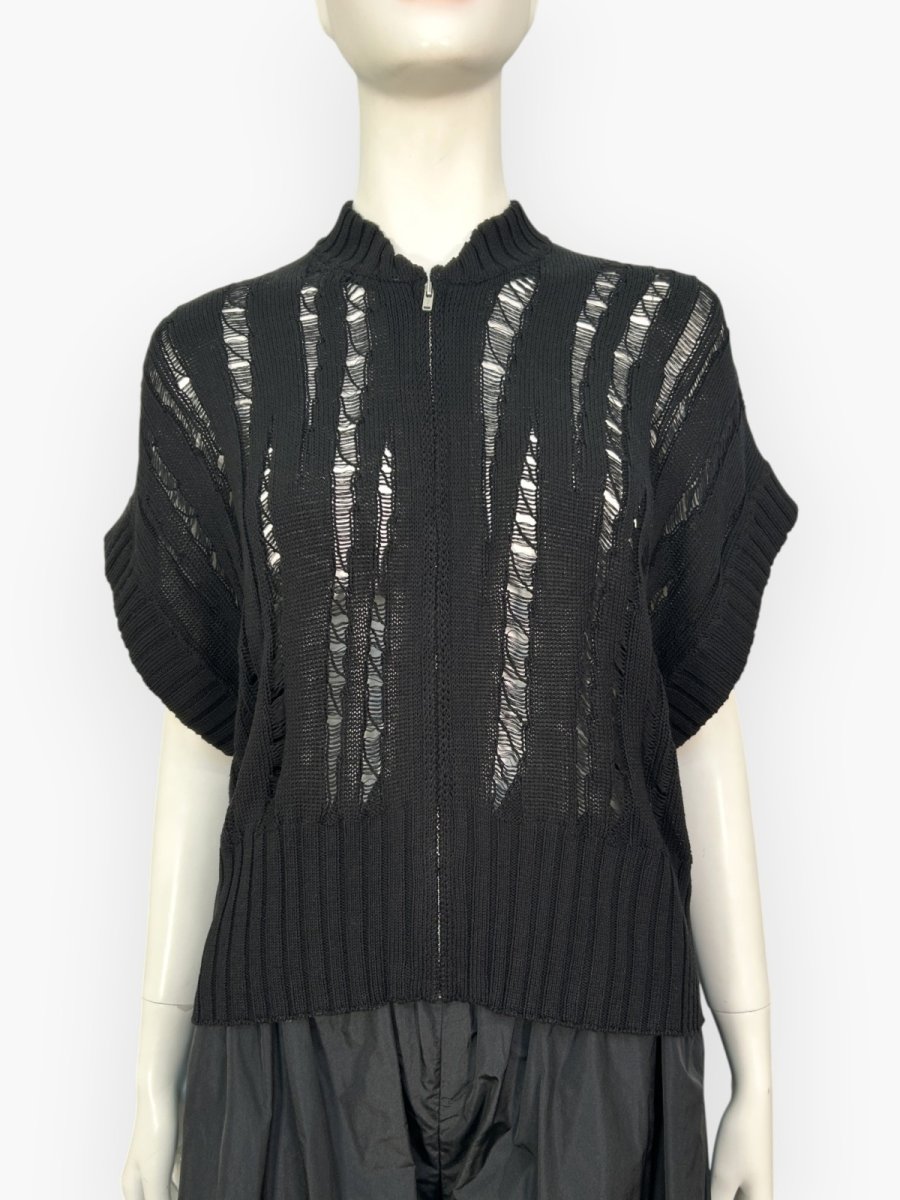 画像8: ボーラーメッシュニット  (8)