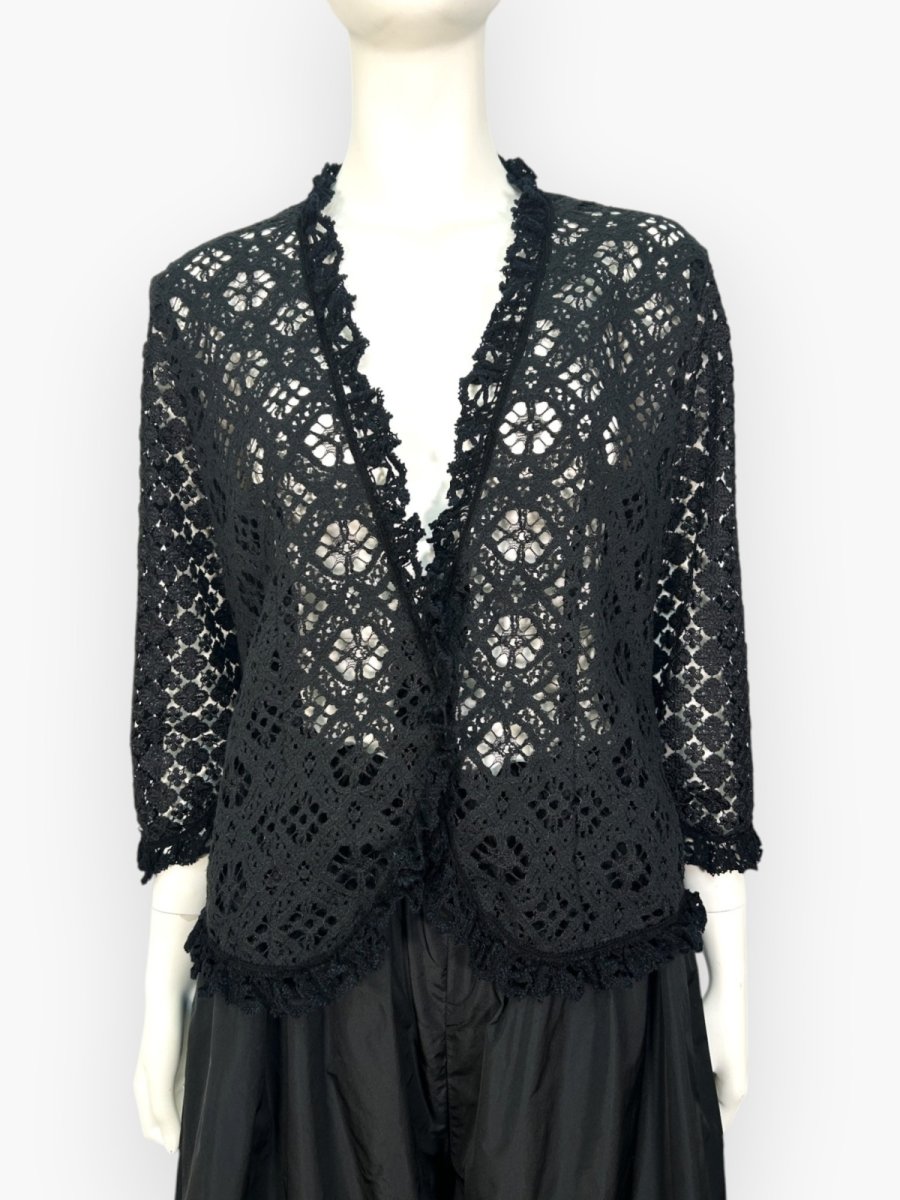 画像1: メランジェレース　ブラウス  (1)