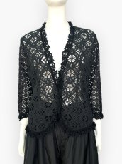 画像1: メランジェレース　ブラウス  (1)