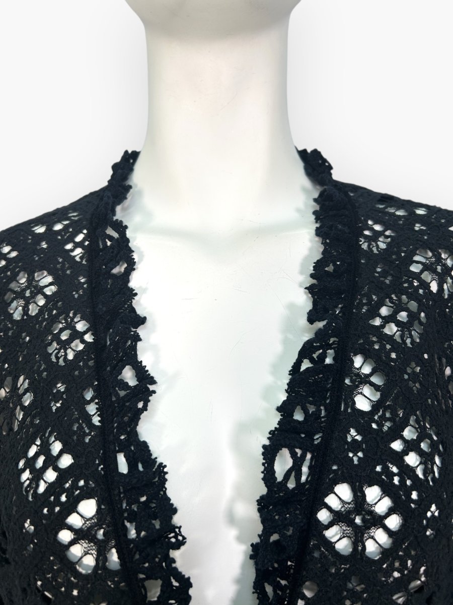 画像4: メランジェレース　ブラウス  (4)