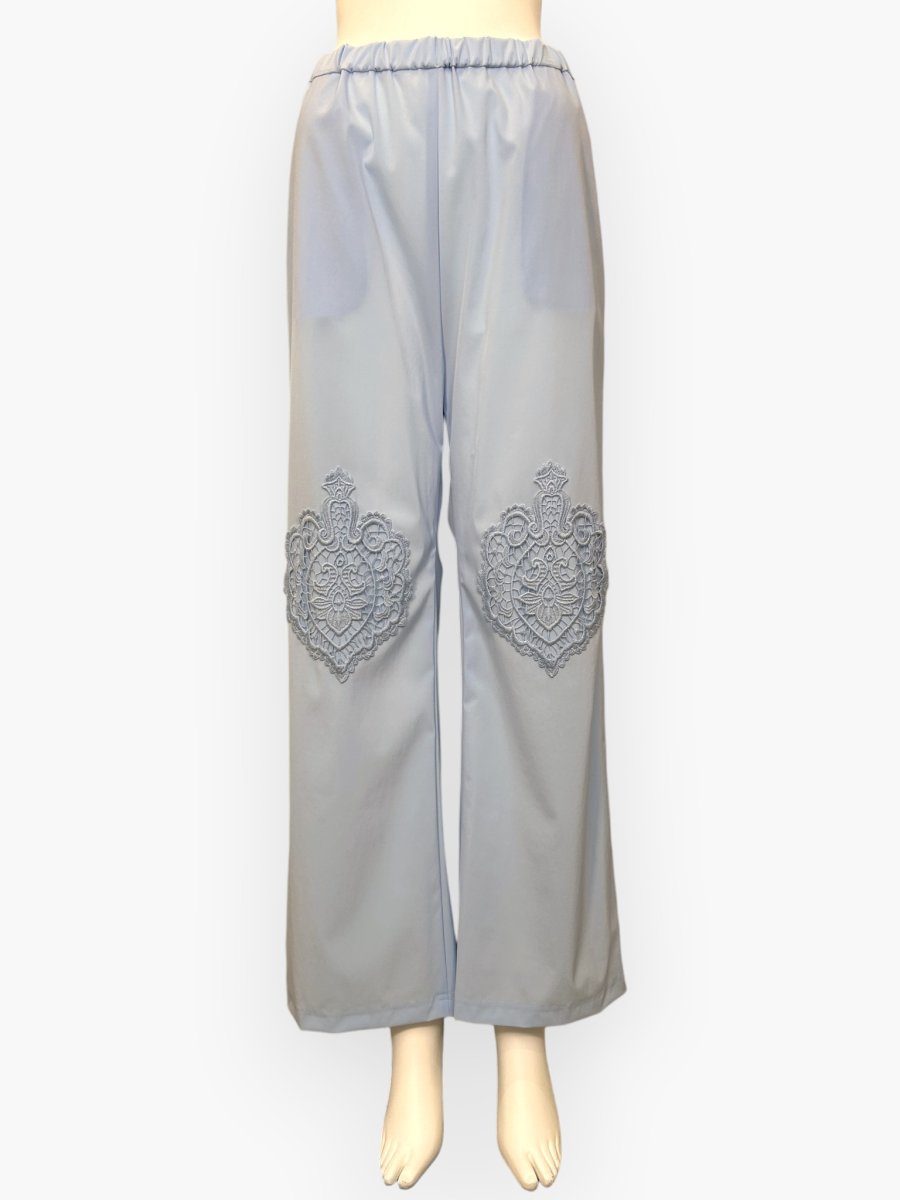 画像1: ２WAYタフタ　レース付きパンツ  (1)