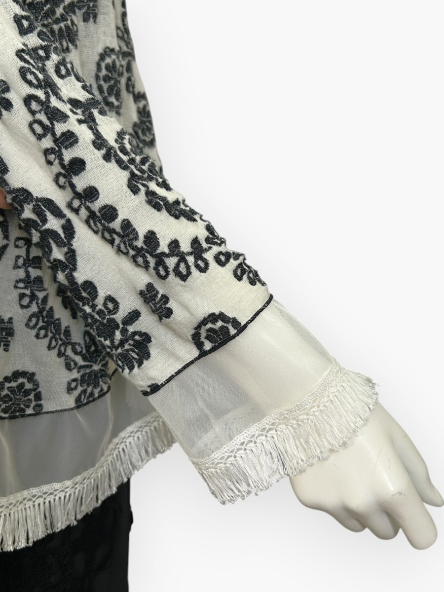 画像4: レースジャガード　カーディガン  (4)