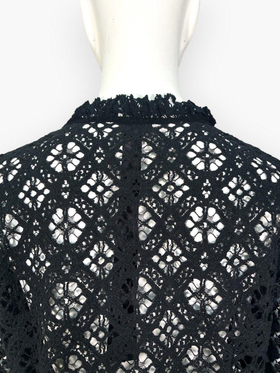 画像6: メランジェレース　ブラウス  (6)