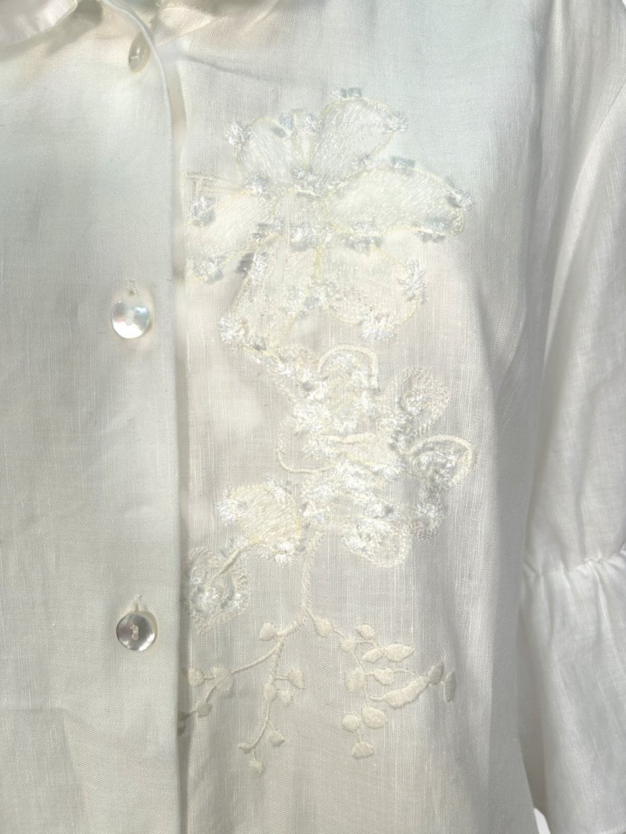 画像8: ブラッシュフラワーエンブ　ブラウス  (8)