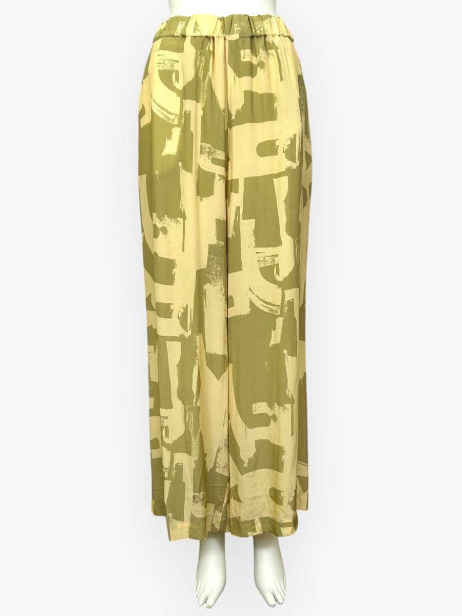 画像5: ブラッシュアートプリント　パンツ  (5)