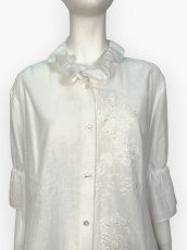 画像6: ブラッシュフラワーエンブ　ブラウス  (6)