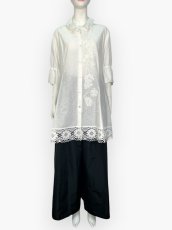 画像10: ブラッシュフラワーエンブ　ブラウス  (10)