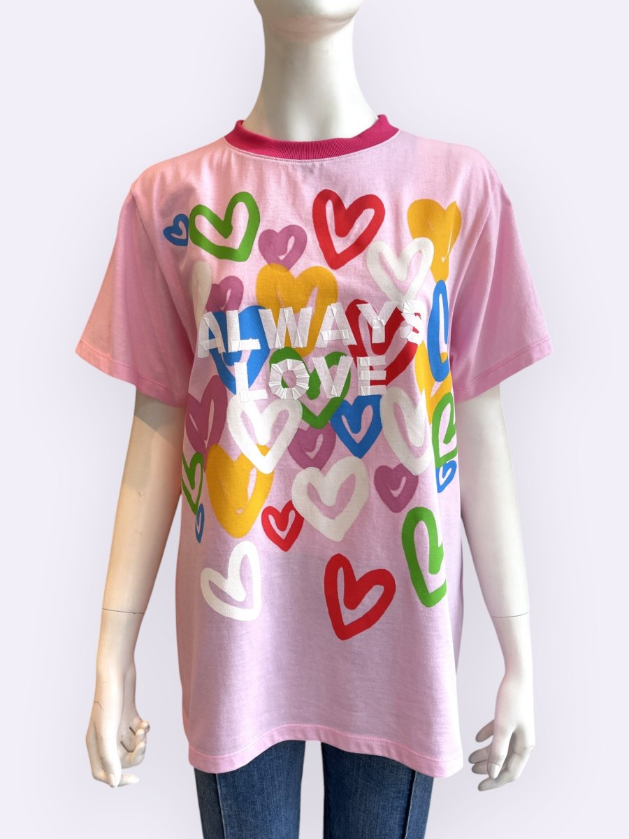 画像1: ドゥードルハート　Ｔシャツ  (1)