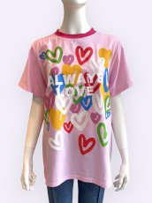 画像1: ドゥードルハート　Ｔシャツ  (1)