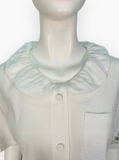 画像11: ストレッチリネン　レースブラウス  (11)