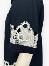 画像19: ストレッチリネン　レースブラウス  (19)
