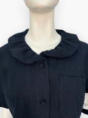 画像18: ストレッチリネン　レースブラウス  (18)