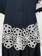 画像20: ストレッチリネン　レースブラウス  (20)