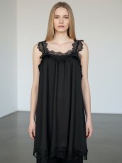 画像1: シルキーバックサテン　キャミ  (1)