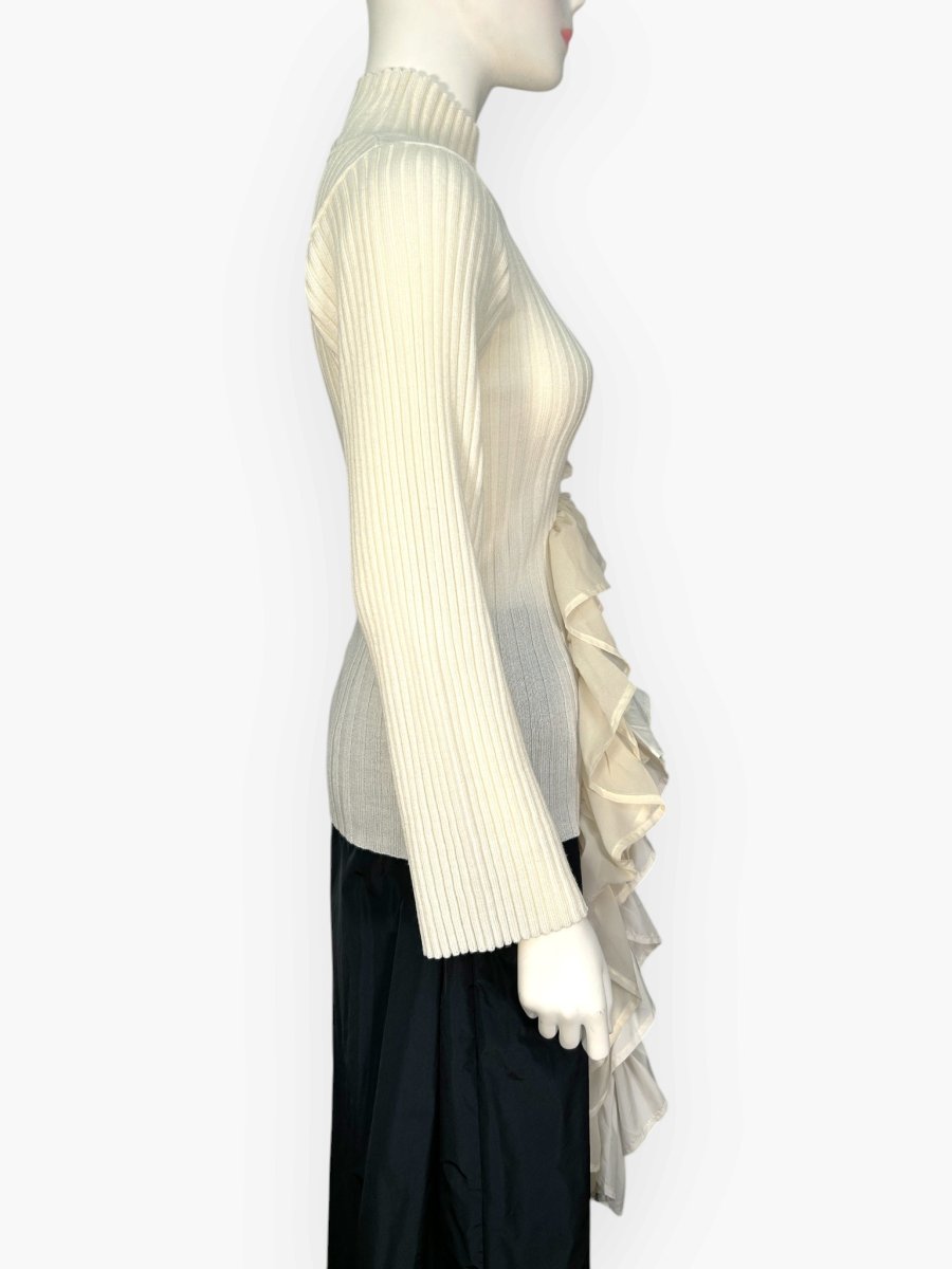 画像8: リブリブニット　フリル  (8)