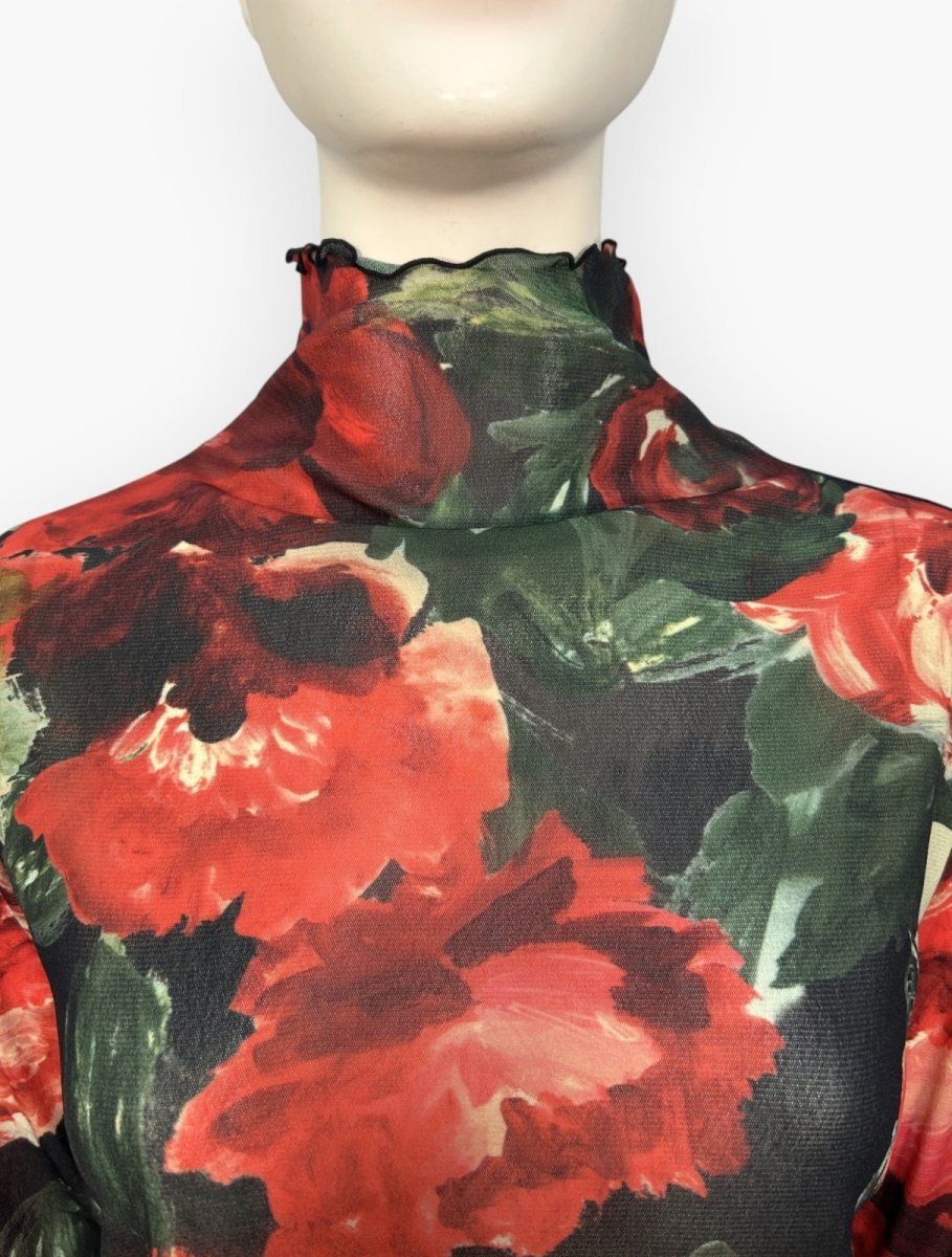 画像5: アートローズチュール　スタンドネック  (5)
