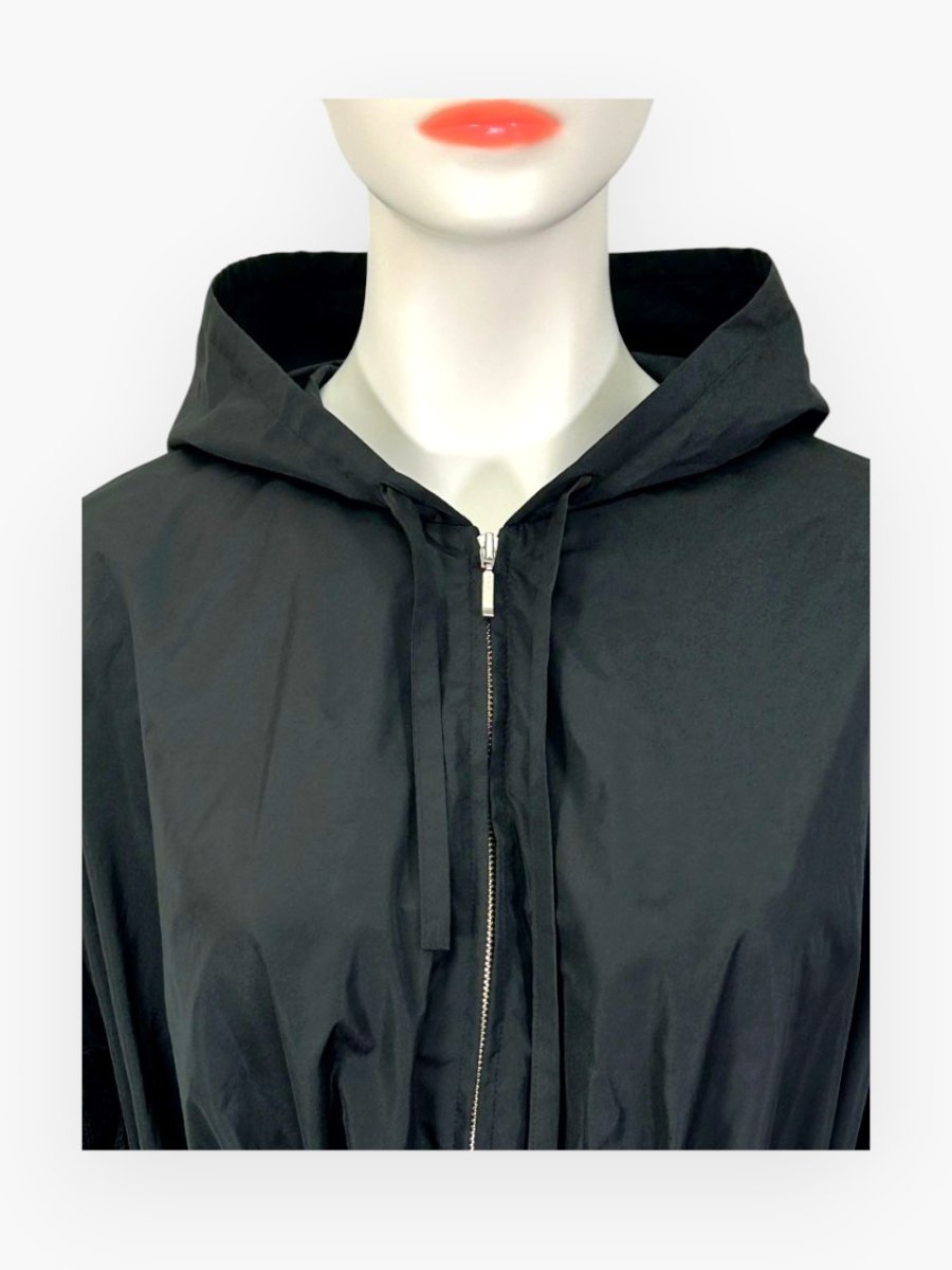 画像17: タフタ　フード付きブルゾン  (17)