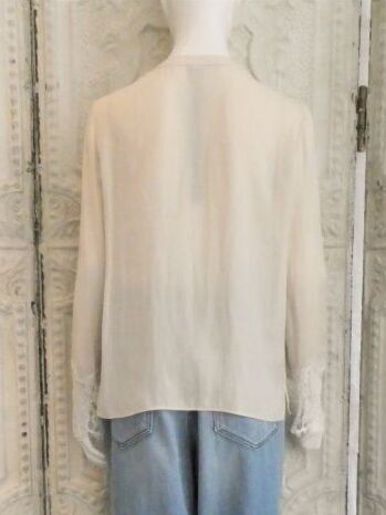 ライトゼロサテン レースブラウス 4298 Shizuka Komuro